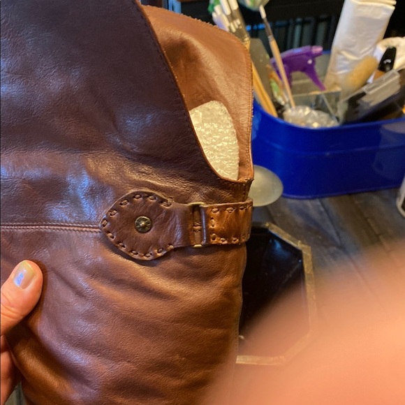 Frye Brown Over the Knee Boots Timeless Leather Design - Picture 12 of 13